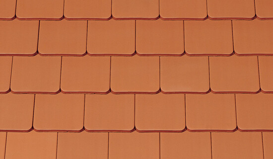 Керамическая черепица Creaton Biber Sakral Geradschnitt, Натуральный красный