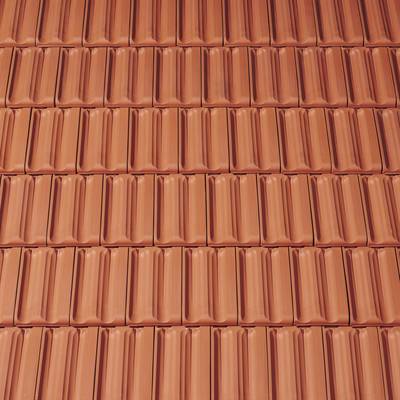 Керамическая черепица Creaton Rustico, Натуральный красный