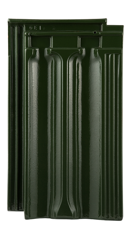 Керамическая черепица Margon Marseille, Glazed Azores Green