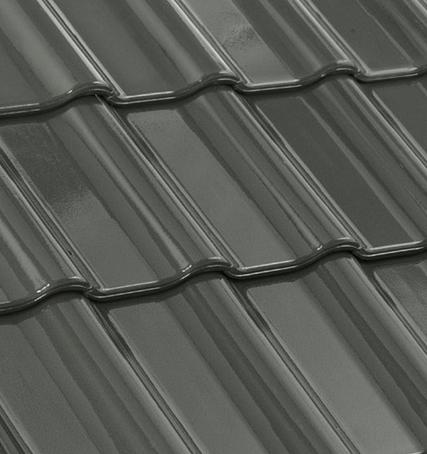 Керамическая черепица Nelskamp F 12, Цинково-серый