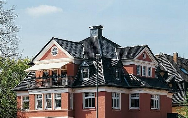 Керамическая черепица Meyer-Holsen Zwilling, Титаново-черный