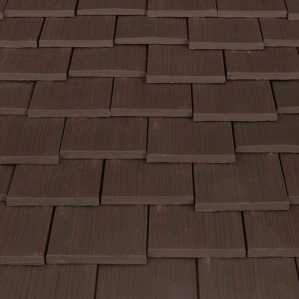 Керамическая черепица Tondach Vintage, Темно-коричневый