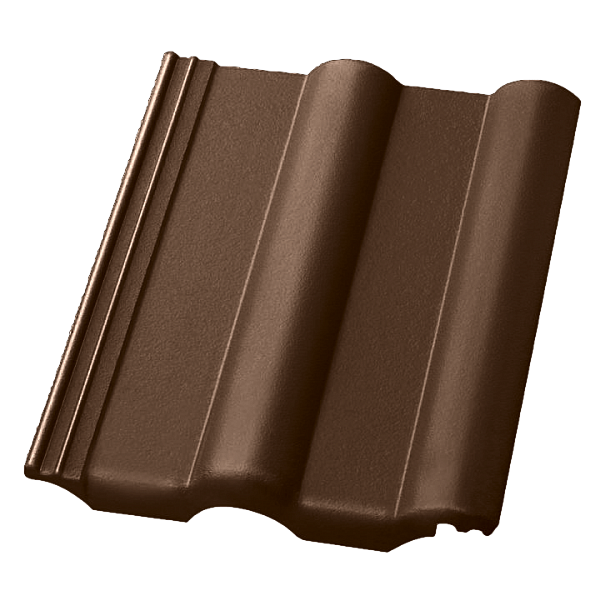 Цементно-песчаная черепица рядовая, Finkerberger, LongLife matt Медно-коричневый, Nelskamp