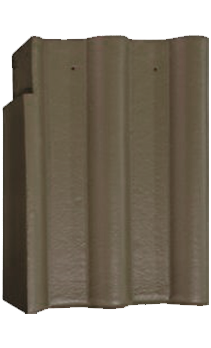 Боковая правая черепица, ФП, Темно-коричневый, Забудова