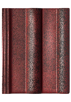 Цементно-песчаная черепица рядовая, ФП, Магма, Braas