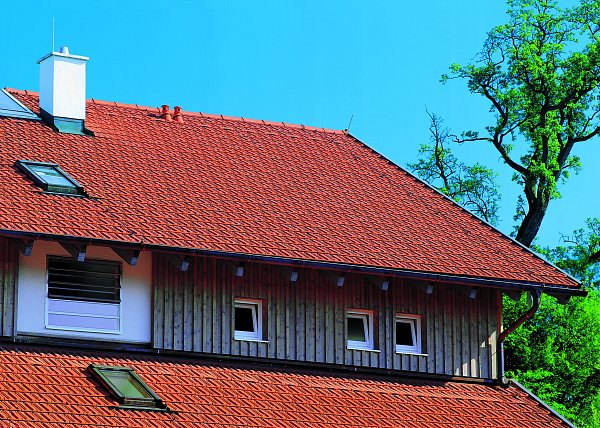 Керамическая черепица Creaton Ratio, цвет Натуральный красный