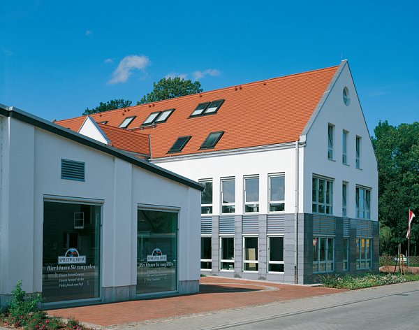 Керамическая черепица Creaton Biber Ambiente Geradschnitt, Натуральный красный