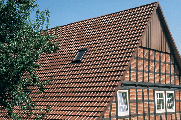 Керамическая черепица Braas Топаз 15V, Темно-коричневый