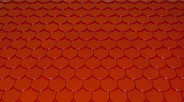 Керамическая черепица Tondach Biber Amadeus, Натуральный красный