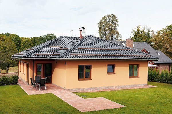 Керамическая черепица Tondach Samba 11, Черный антрацит