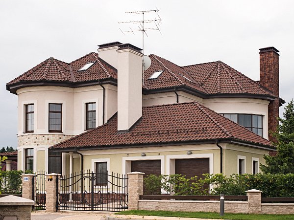 Керамическая черепица Nelskamp F 15, Медно-коричневый