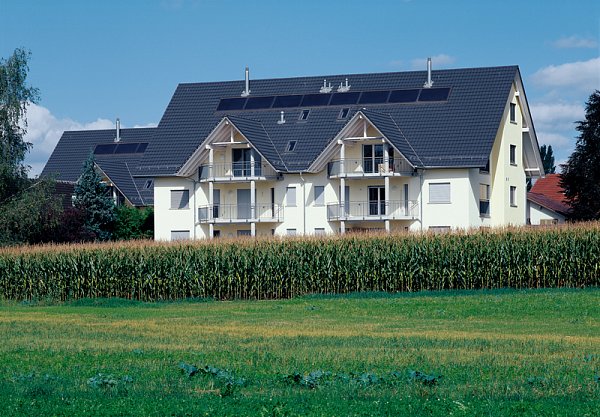 Керамическая черепица Creaton Optima, цвет Натуральный красный