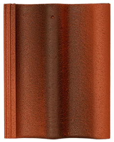 Цементно-песчаная черепица рядовая, Special, Антик (Красно-коричневый), Baltic Tile