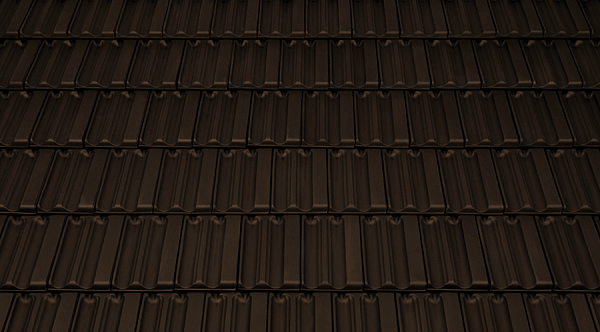 Керамическая черепица Tondach Fidelio, Темно-коричневый