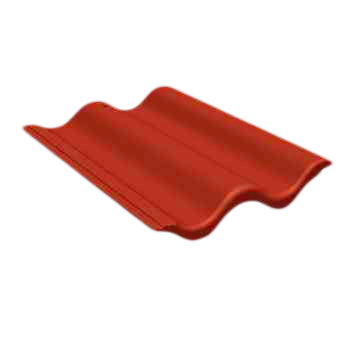 Цементно-песчаная черепица рядовая, Palema Candor Терракотовый, Benders