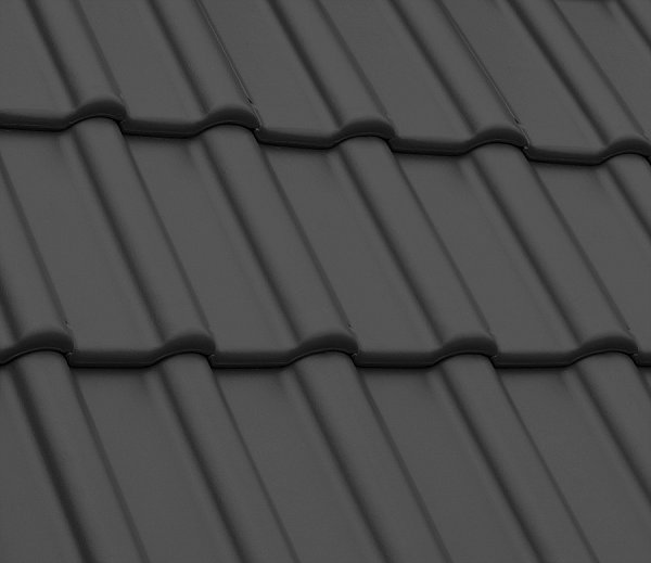 Керамическая черепица Nelskamp F 10, Антрацит