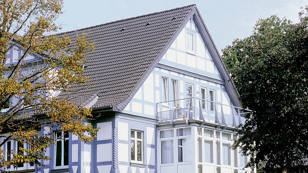 Цементно-песчаная черепица рядовая, Doppel-S, Гранит, Braas