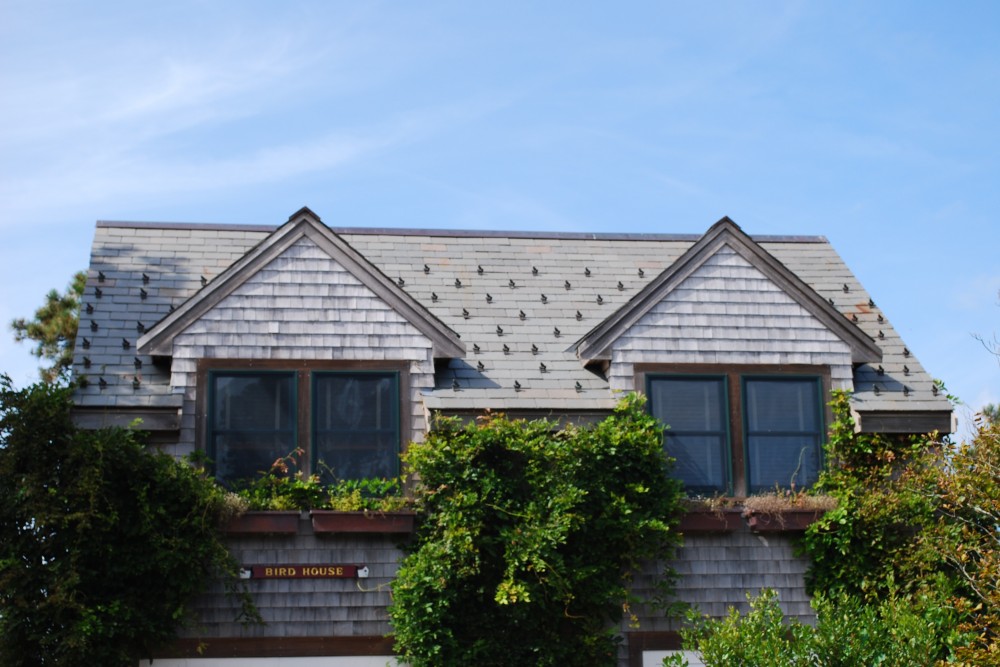 Сланцевая кровля Vermont, неизменный серо-зеленый