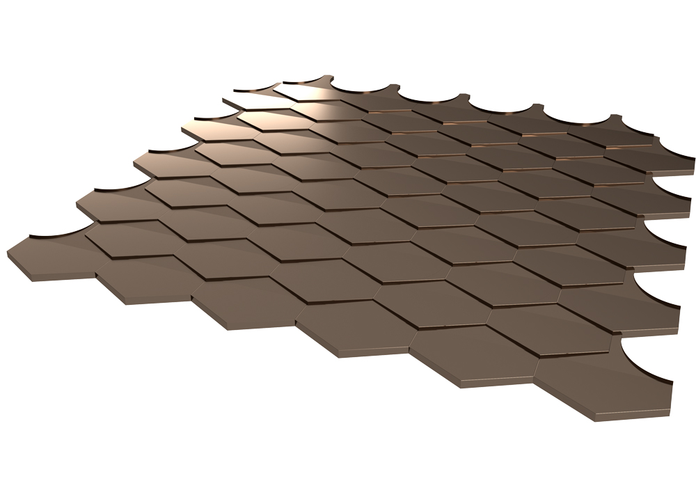 ЧЕРЕПИЦА КРИСТАЛЛ КОРИЧНЕВАЯ