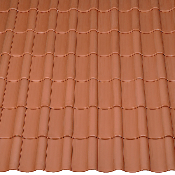 Керамическая черепица Braas Агат 12V, Naturrot