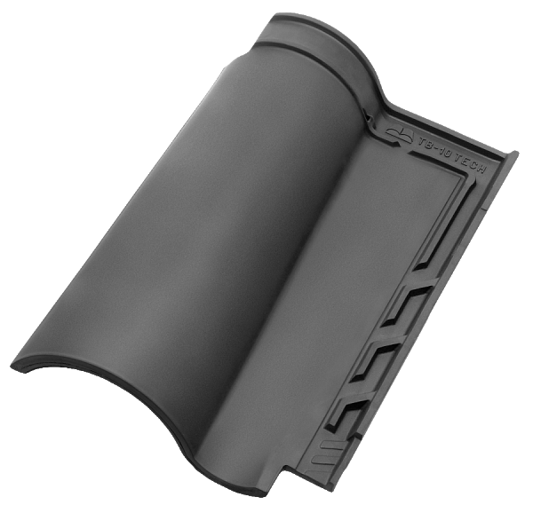 Керамическая черепица Borja TECH TB 10, Graphite, Tejas Borja
