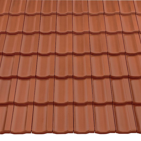 Керамическая черепица Braas Топаз 13V, цвет Медный