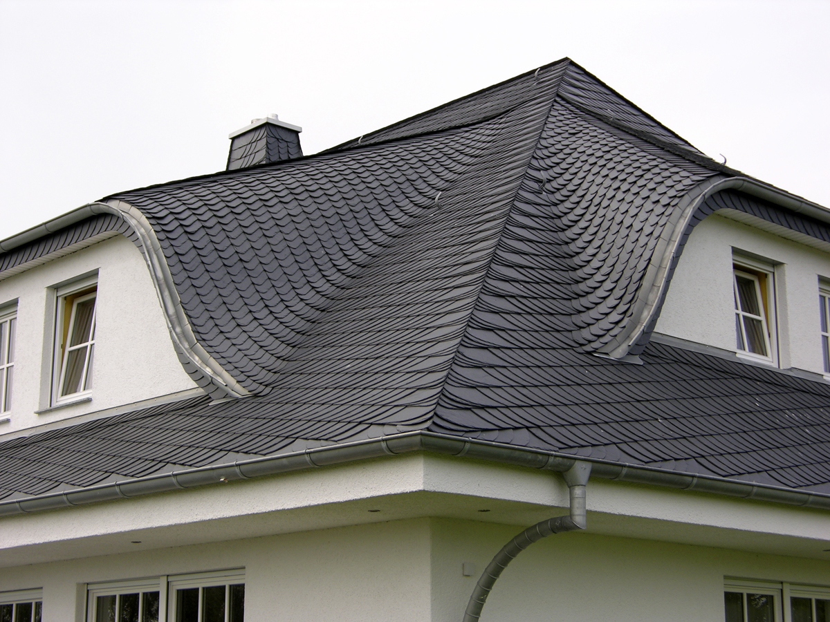 Сланцевая плитка Rathscheck чешуйчатая кладка, 40х30, ≥25°