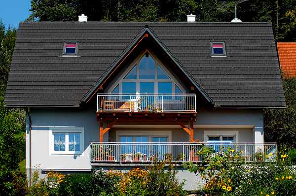 Керамическая черепица Tondach Figaro, Черный антрацит