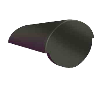 Начальная коньковая черепица, Черно-зеленый, Benders