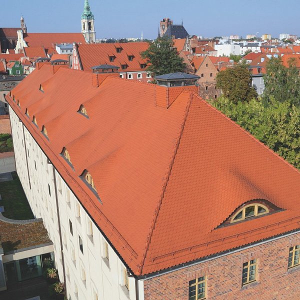 Керамическая черепица Koramic Bibers, Натуральный красный