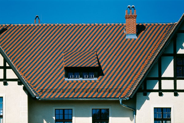 Керамическая черепица Creaton Biber Profil+ Strangfalzziegel, Натуральный красный