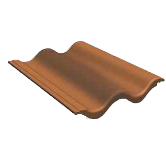 Цементно-песчаная черепица рядовая, Palema Антик, Benders