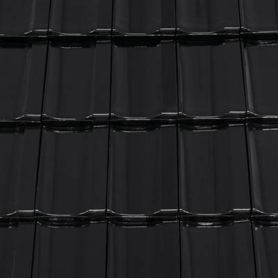 Керамическая черепица Creaton Cantus, Finesse Черный глазурь