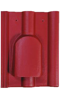 Вентиляционная черепица, ФП, Бордовый, Забудова