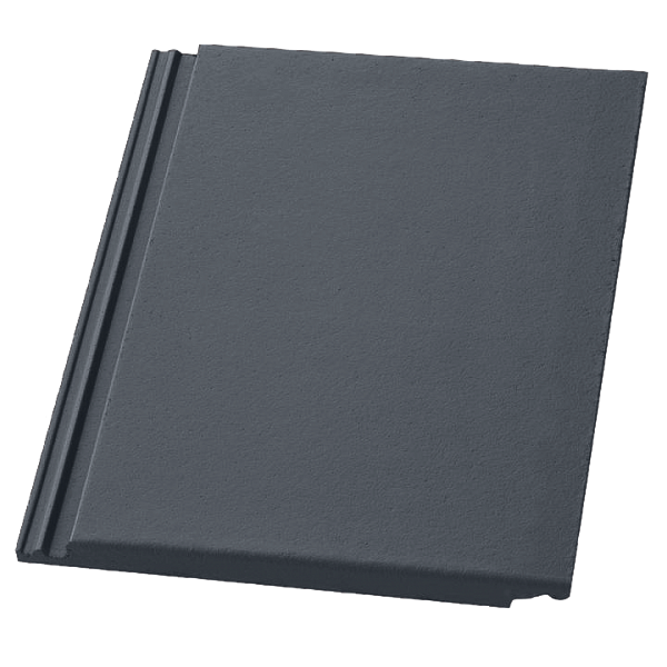 Цементно-песчаная черепица рядовая, Planum, Темно-серый, Nelskamp