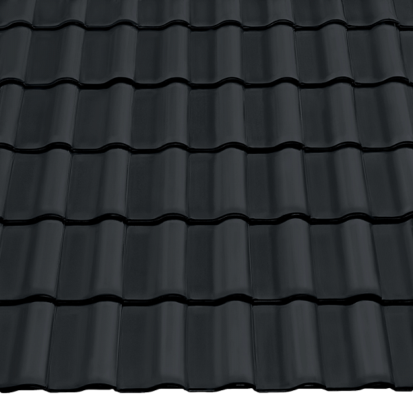 Керамическая черепица Braas Heisterholzer Rubin 11V, Anthrazit