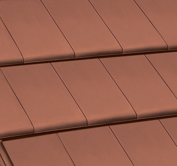 Керамическая черепица Nelskamp G 10, Натуральный красный