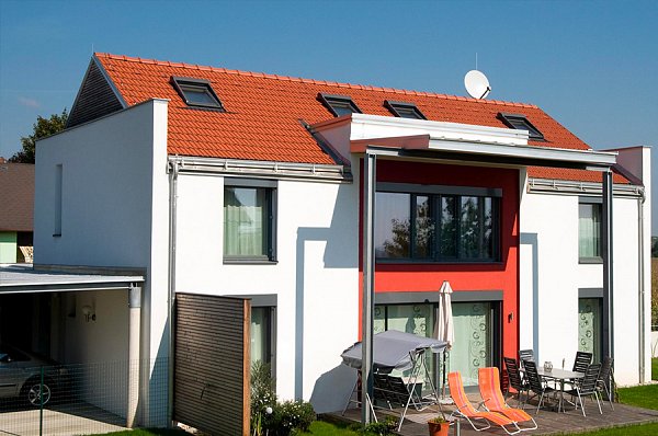 Керамическая черепица Tondach Strangfalz gepresst, Натуральный красный