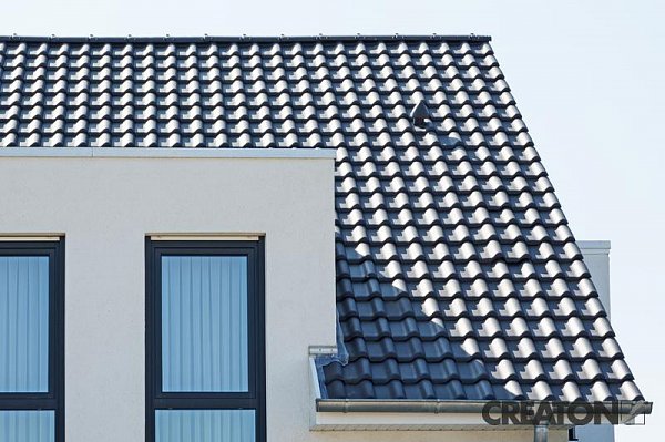 Керамическая черепица Creaton Premion, Nuance, цвет Черный матовый