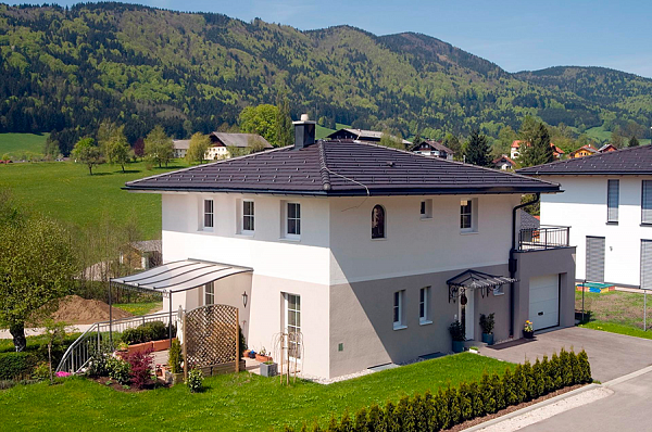 Керамическая черепица Tondach Figaro, Черный антрацит