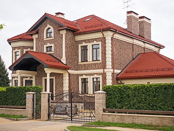 Керамическая черепица Nelskamp F 15, Медно-красный