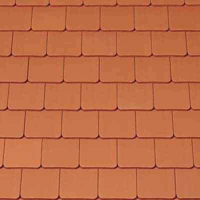 Керамическая черепица Creaton Biber Ambiente Geradschnitt, Натуральный красный