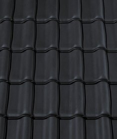 Керамическая черепица Creaton Premion, Nuance, цвет Черный матовый