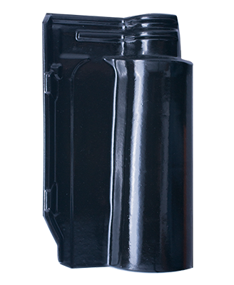 Керамическая черепица Margon Roman n, 266x157, Glazed Black