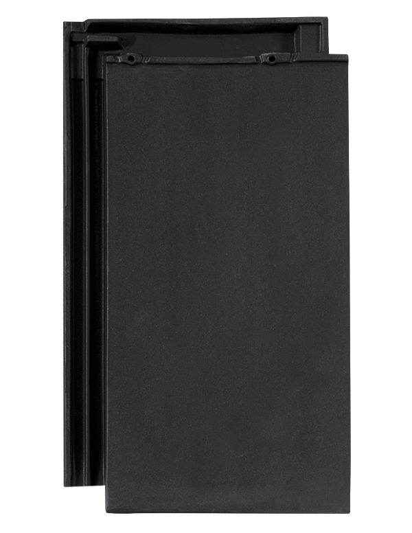 Керамическая черепица Tondach Figaro, Черный антрацит