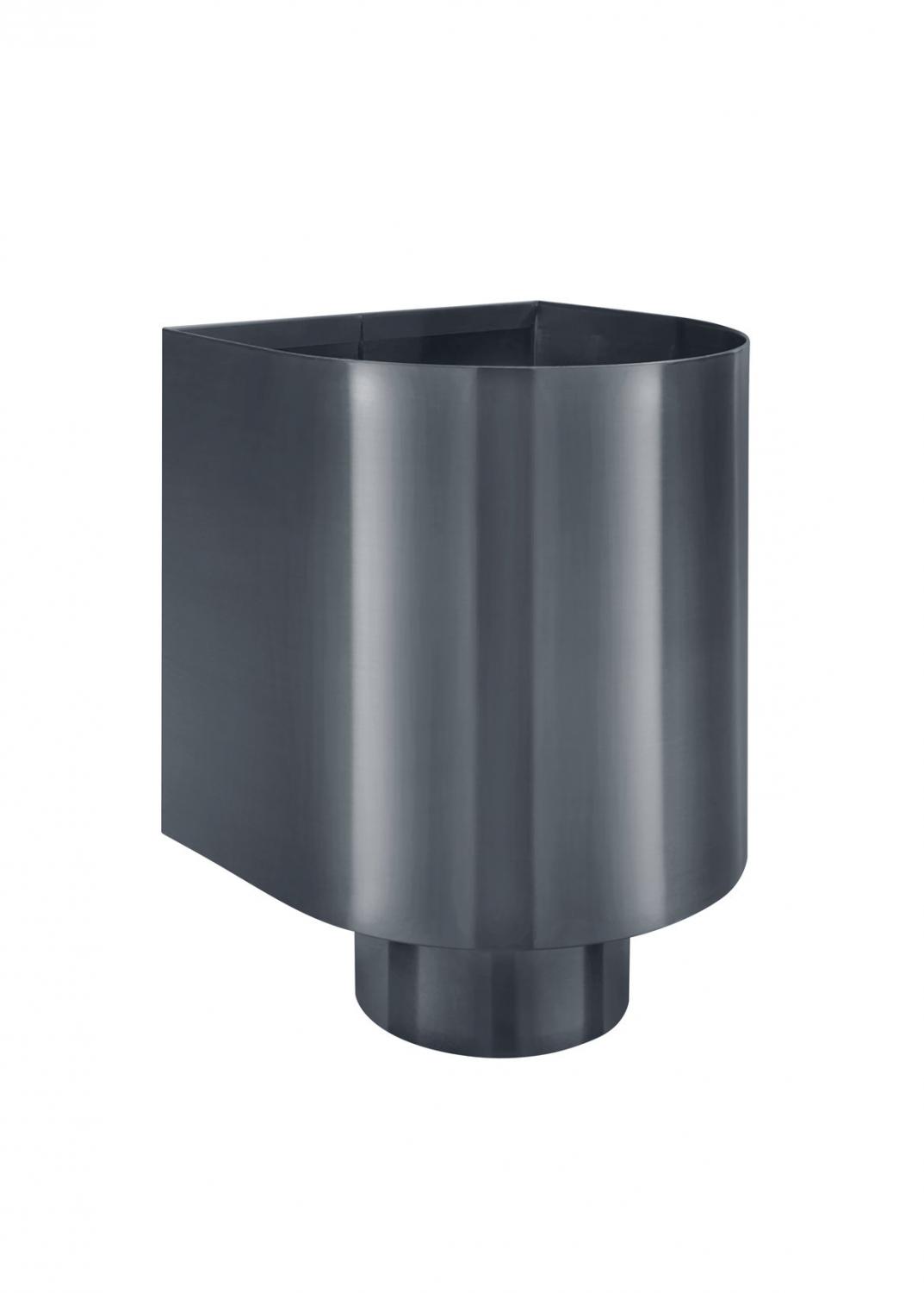 Контейнер полукруглый без притока для воды ALUMAX