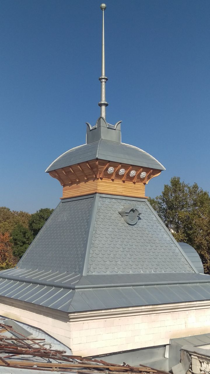 Круглая черепица «Рыбья чешуя»