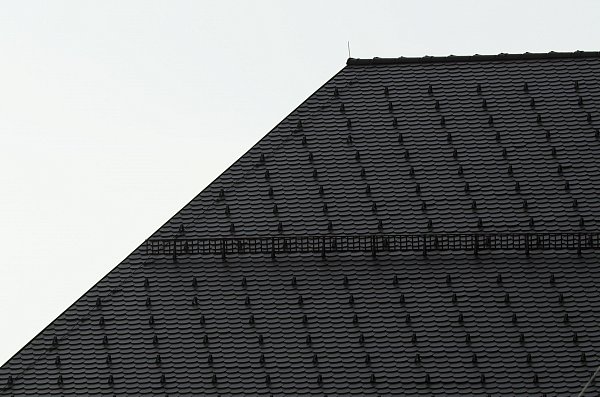 Керамическая черепица Braas Опал, цвет Темно-коричневый