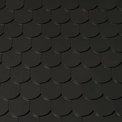 Керамическая черепица Creaton Biber Klassik Rundschnitt ROG, Темно-коричневый