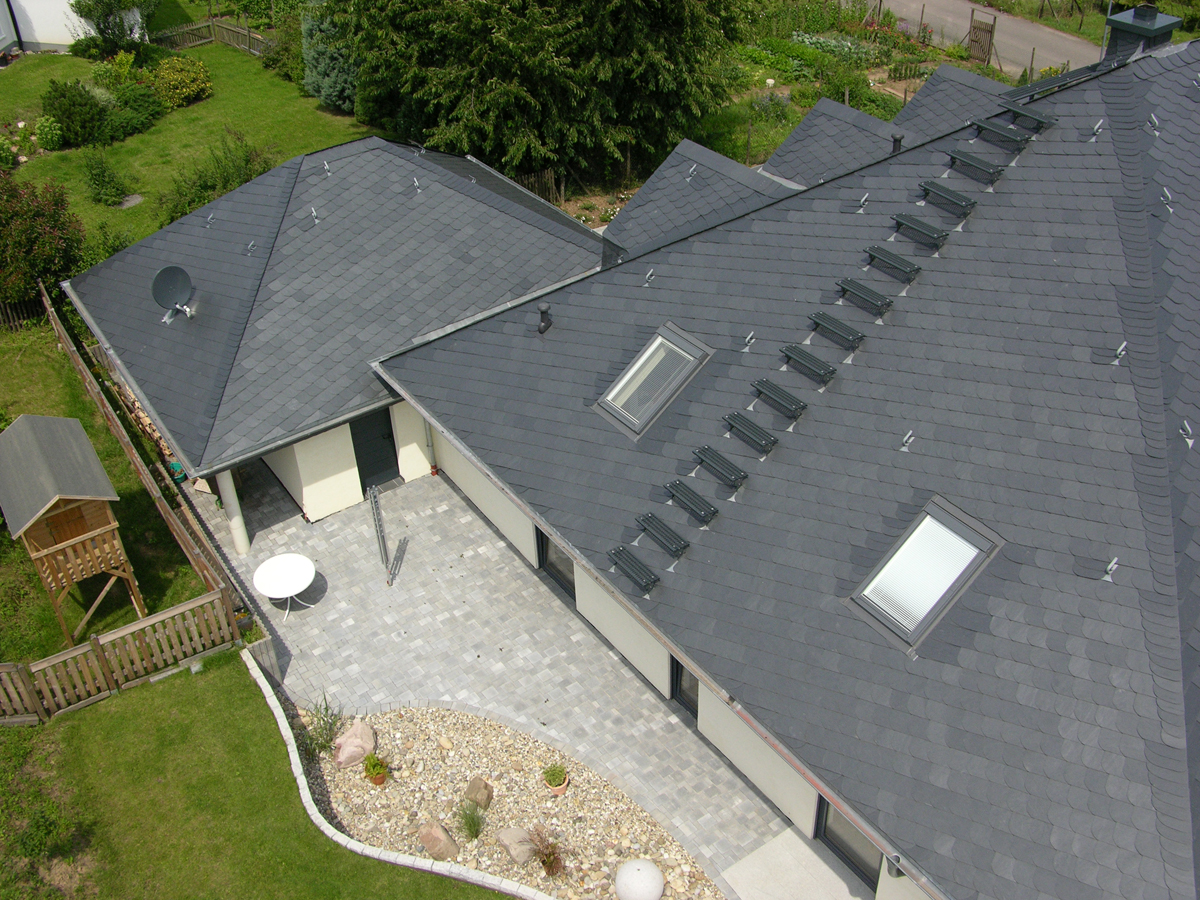 Сланцевая плитка Rathscheck универсальная кладка, 25х25, ≥55°